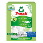 Frosch set, vaatwastabletten, All in One, limoen, 2 x 50 stuks + afwasmiddel, amandel, 500 ml gratis Frosch set, vaatwastabletten, All in One, limoen, 2 x 50 stuks + afwasmiddel, amandel, 500 ml gratis