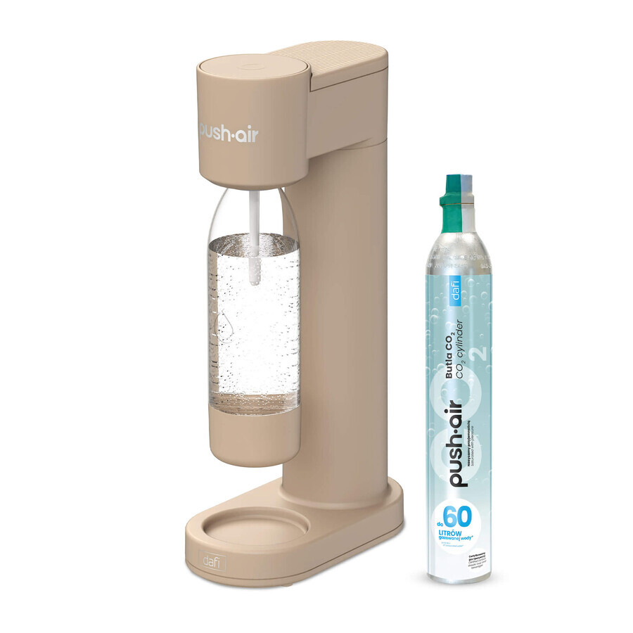 Dafi PushAir, Wassersättiger, Cappuccino + Flasche, 0,7 l, 1 Stück