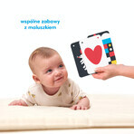 CzuCzu Contrastes en un hilo, libro para bebé, 0-3 meses CzuCzu Contrastes en un hilo, libro para bebé, 0-3 meses