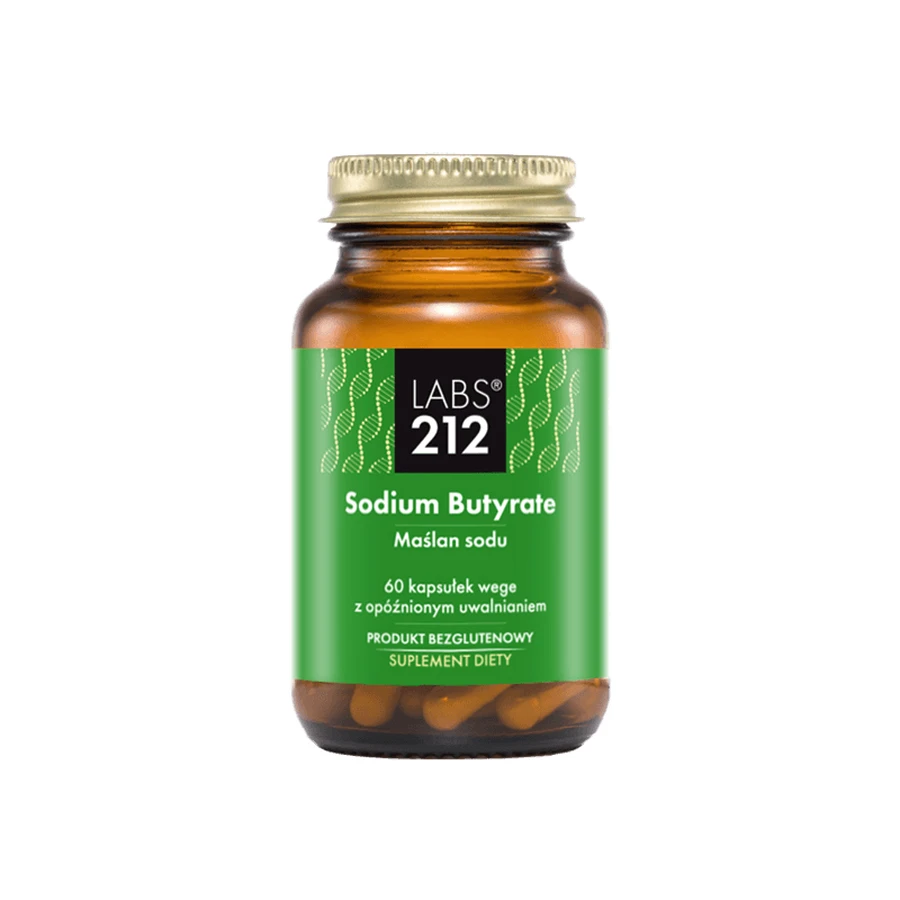 Labs212 Natriumbutyrat, Natriumbutyrat, 60 Kapseln