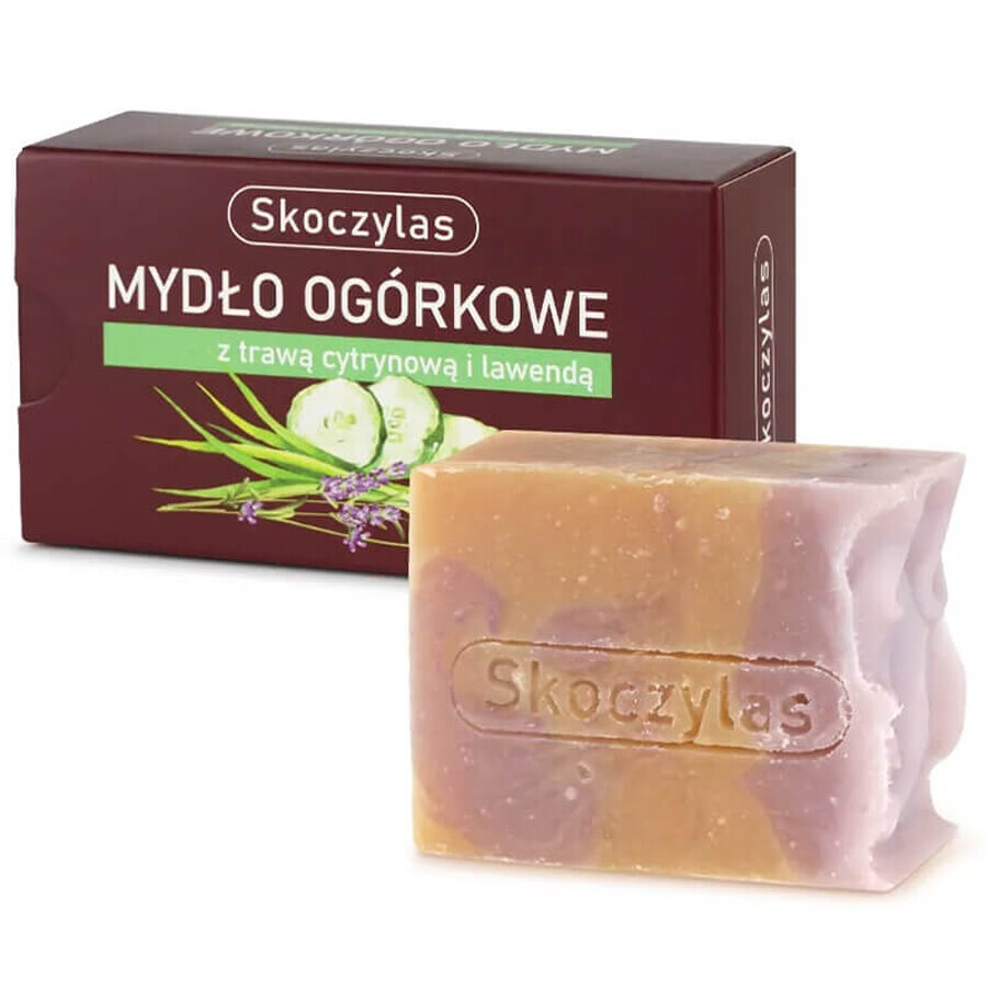 Skoczylas, cucumber soap with lemongrass and lavender, 100 g