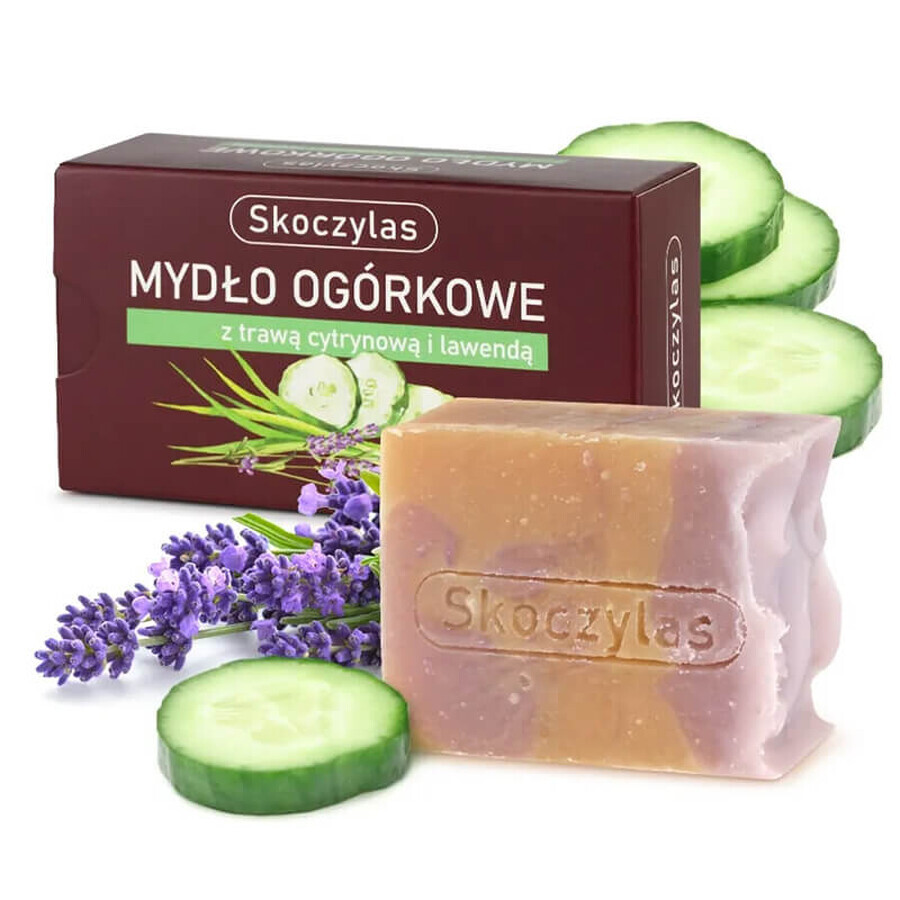 Skoczylas, cucumber soap with lemongrass and lavender, 100 g
