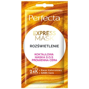 Perfecta Express Mask, masque cocktail S.O.S., teint éclatant, éclaircissant, 8 ml