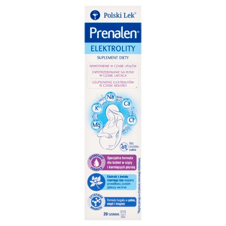 Prenalen Elektrolity, zuckerfrei, 20 Brausetabletten