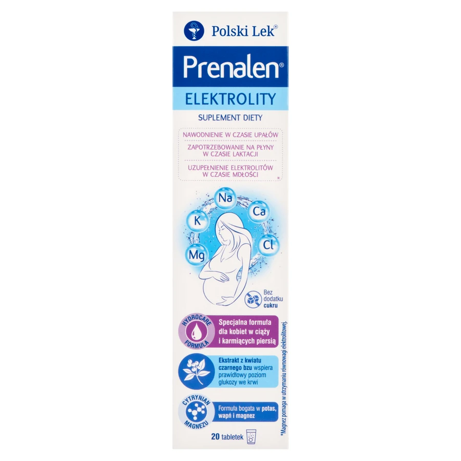 Prenalen Elektrolity, zuckerfrei, 20 Brausetabletten