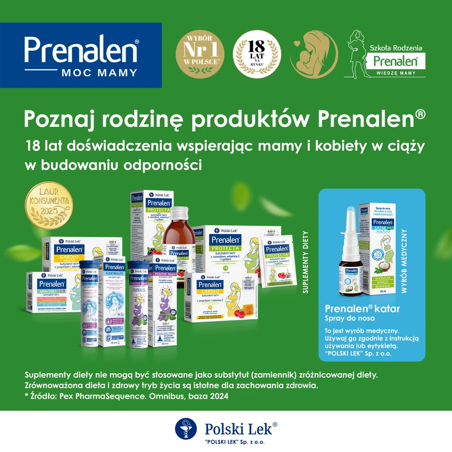 Prenalen Elektrolity, zuckerfrei, 20 Brausetabletten