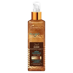 Bielenda Magic Bronze, leuchtendes Elixier + feuchtigkeitsspendendes Serum für Gesicht und Körper 2in1, 150 ml