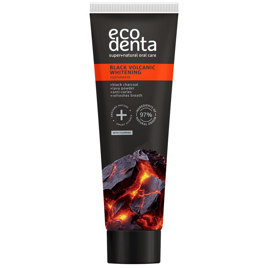Ecodenta, aufhellende Zahnpasta mit vulkanischen Mineralien, 100 ml