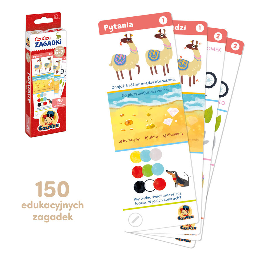 CzuCzu Riddles, Heft für Kinder, 6-7 Jahre alt