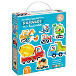 CzuCzu Vehículos de obra, puzzles progresivos para niños, a partir de 2 años, 33 elementos CzuCzu Vehículos de obra, puzzles progresivos para niños, a partir de 2 años, 33 elementos