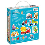 CzuCzu Vehículos de obra, puzzles progresivos para niños, a partir de 2 años, 33 elementos CzuCzu Vehículos de obra, puzzles progresivos para niños, a partir de 2 años, 33 elementos