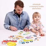 CzuCzu Vehículos de obra, puzzles progresivos para niños, a partir de 2 años, 33 elementos CzuCzu Vehículos de obra, puzzles progresivos para niños, a partir de 2 años, 33 elementos