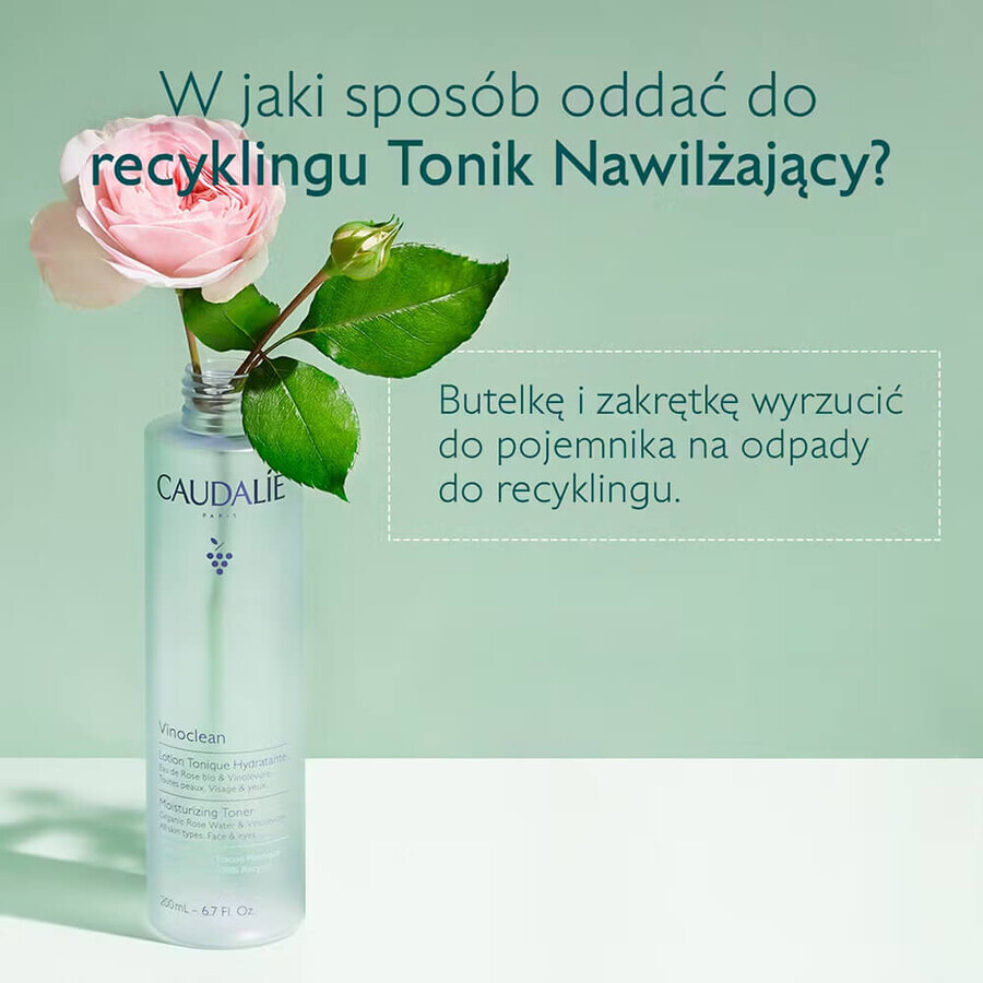 Caudalie Vinoclean, tonico idratante, 400 ml