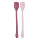 Acacia, set of flat spoons, pink, 2 pieces