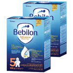 Set Bebilon Advance Pronutra 5 Junior, voedzame melkvoeding, voor kleuters, 2 x 1000 g Set Bebilon Advance Pronutra 5 Junior, voedzame melkvoeding, voor kleuters, 2 x 1000 g