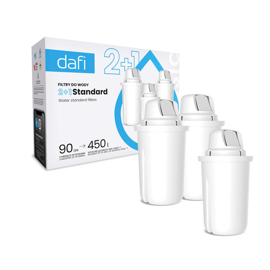 Dafi Classic, filter for pitcher, 3 pieces