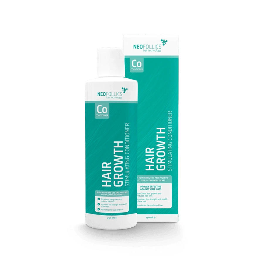 Neofollics Haarwuchs-Kit, haarwuchsfördernde Spülung, 250 ml + Lotion, 90 ml + Shampoo, 250 ml für 1 Penny