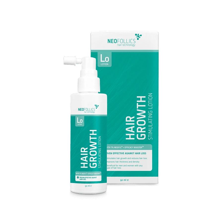 Neofollics Haarwuchs-Kit, haarwuchsfördernde Spülung, 250 ml + Lotion, 90 ml + Shampoo, 250 ml für 1 Penny