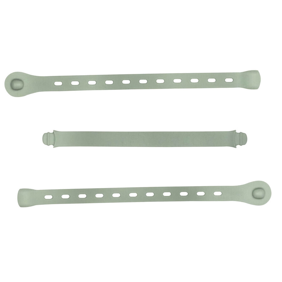 B.Box, bidon lanyard with straw, sage, 1 piece