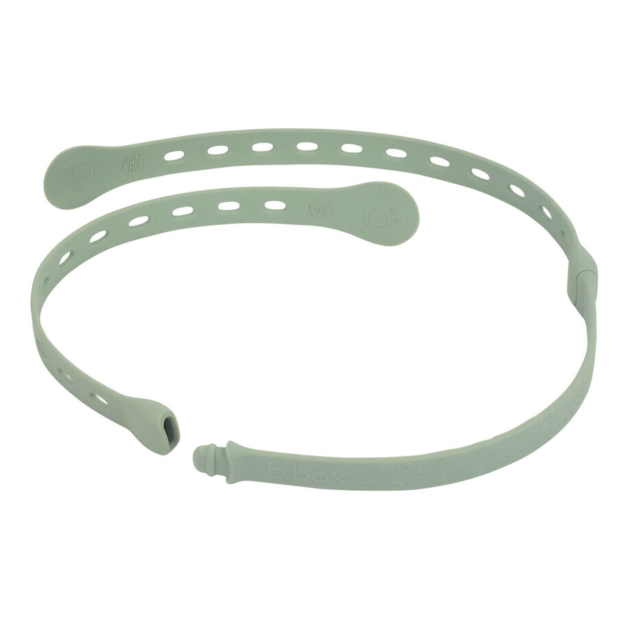 B.Box, bidon lanyard with straw, sage, 1 piece