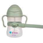 B.Box, bidon lanyard with straw, sage, 1 piece B.Box, bidon lanyard with straw, sage, 1 piece