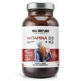 Big Nature Vitamin D3+K2, 60 Kapseln