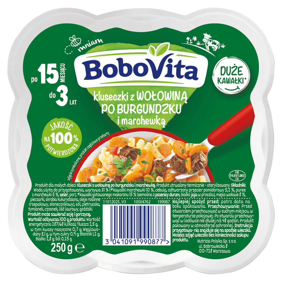 Juego de galletas BoboVita Pig Peppa Wheat, después de 1 año, 150 g + almuerzo, 3 x 250 g