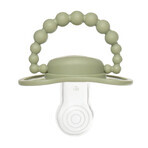 Luu Kids, pacifier, positioning, silicone, Seaside Grass, 3-6 months, 1 piece