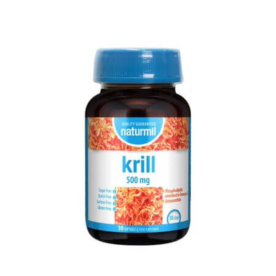 Krill, 500 mg, 30 capsules, Naturmil