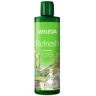 Weleda Refresh, cremige Duschlotion mit Zitrusfrüchten, 400 ml