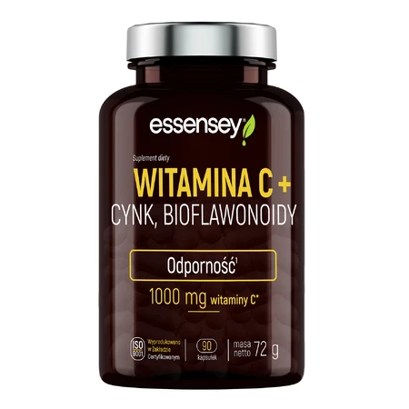 Essensey Vitamine C + Zinc, Bioflavonoïdes, 90 gélules