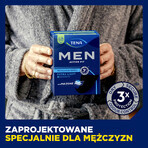 Set Tena Men Active Fit, plantillas anatómicas para hombre, Extra Light Negro, 6 x 14 pzas