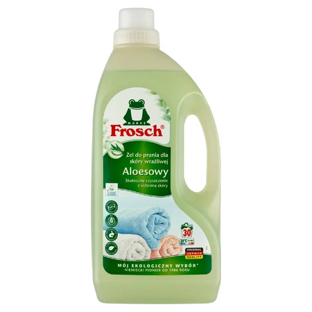 Frosch, gel suavizante, aloe vera, 1,5 l + suavizante concentrado, higo, 750 ml gratis