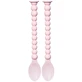 Luu Kids, Feeding Spoon Set, Velvet Blush, from 6 months, 2 pieces