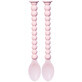 Luu Kids, Feeding Spoon Set, Velvet Blush, from 6 months, 2 pieces