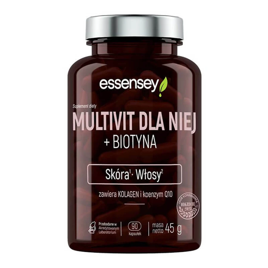 Essensey Multivit für Sie + Biotin, 90 Kapseln