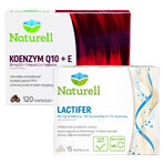 Set Naturell Lactifer, 15 capsules + Co-enzym Q10 + E, 120 capsules