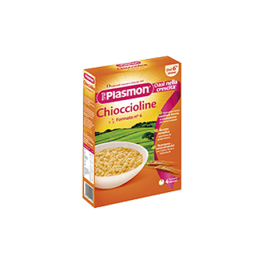 Pâtes chioccioline en forme de melcisori, +6 mois, 340 gr, Plasmon