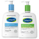Kit Cetaphil Detergente e Idratante, Emulsione micellare per pelli sensibili, 500 ml + Lozione idratante per viso e corpo, 500 ml