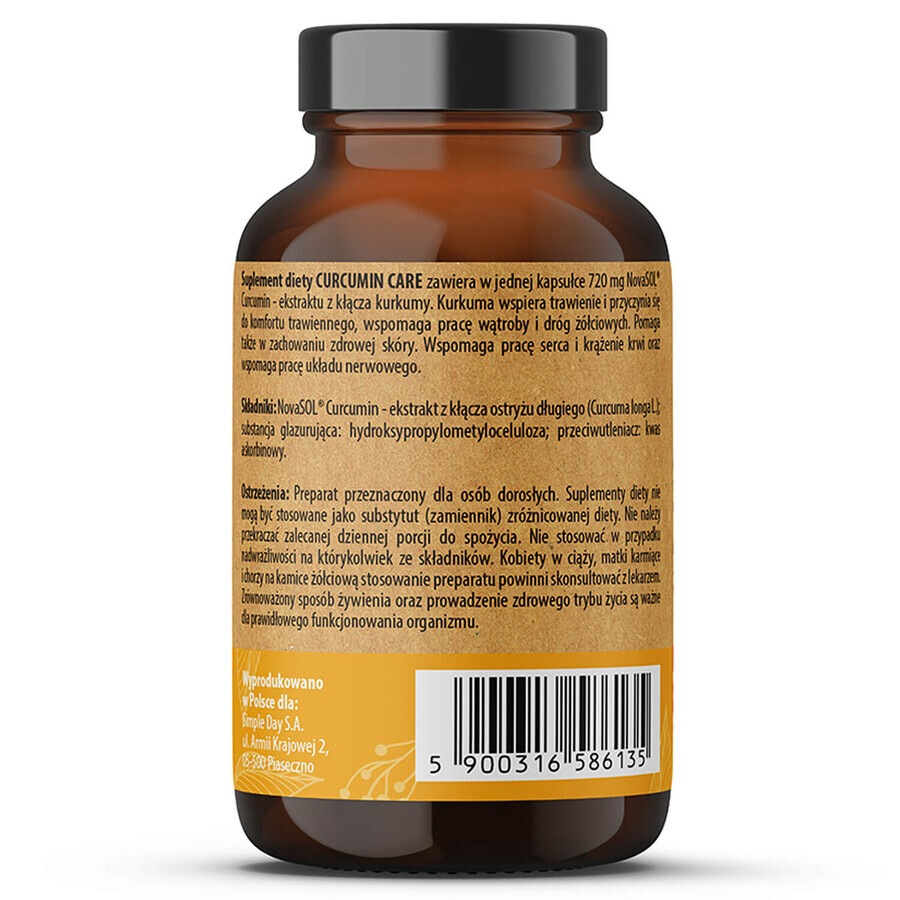 Simple day Curcumin Care, 60 capsules
