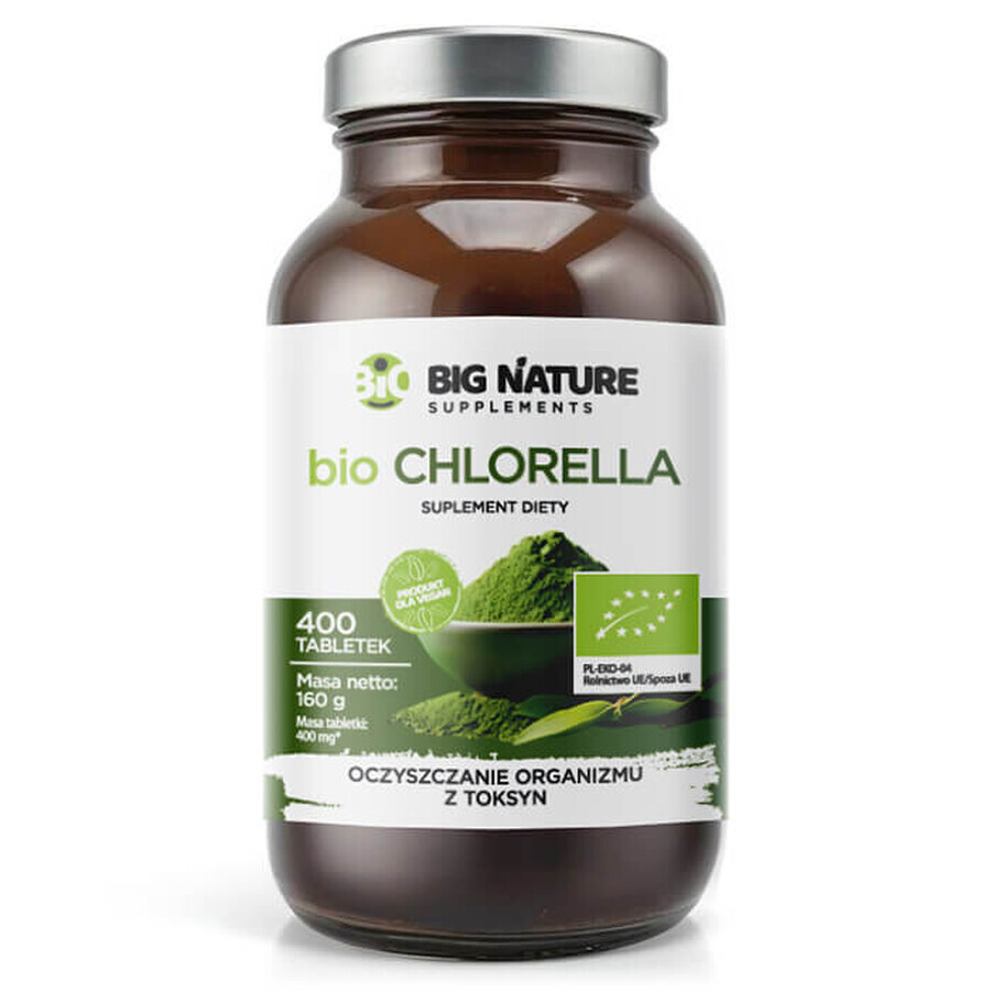 Big Nature Bio Chlorella, 400 tablets
