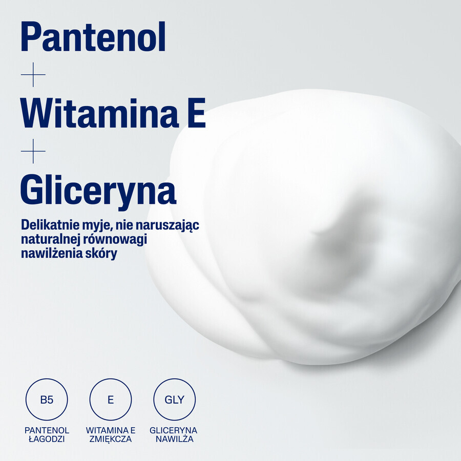 Cetaphil, schiuma detergente leggera per il viso, pelle normale, secca e mista, 236 ml + crema idratante viso con acido ialuronico, crema notte, 48 ml in omaggio
