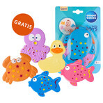 Set Bebilon Advance Pronutra 5 Junior, nährstoffreiche Milchnahrung, für Vorschulkinder, 2 x 1000 g + Canpol Babies, Badespielzeug-Set, ab Geburt, 5 Stück Set Bebilon Advance Pronutra 5 Junior, nährstoffreiche Milchnahrung, für Vorschulkinder, 2 x 1000 g + Canpol Babies, Badespielzeug-Set, ab Geburt, 5 Stück