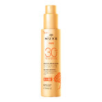 Nuxe Sun, lozione abbronzante viso e corpo, spray, SPF 30, 150 ml + borsa da spiaggia in omaggio