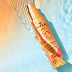 Nuxe Sun, lozione abbronzante viso e corpo, spray, SPF 30, 150 ml + borsa da spiaggia in omaggio