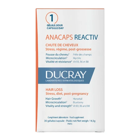 Set Ducray Anacaps Reactiv, 2 x 30 capsules