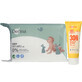 Derma Eco Baby set, vochtige doekjes, 64 stuks + Sun Baby, minerale UV-filter SPF 30, 75 ml