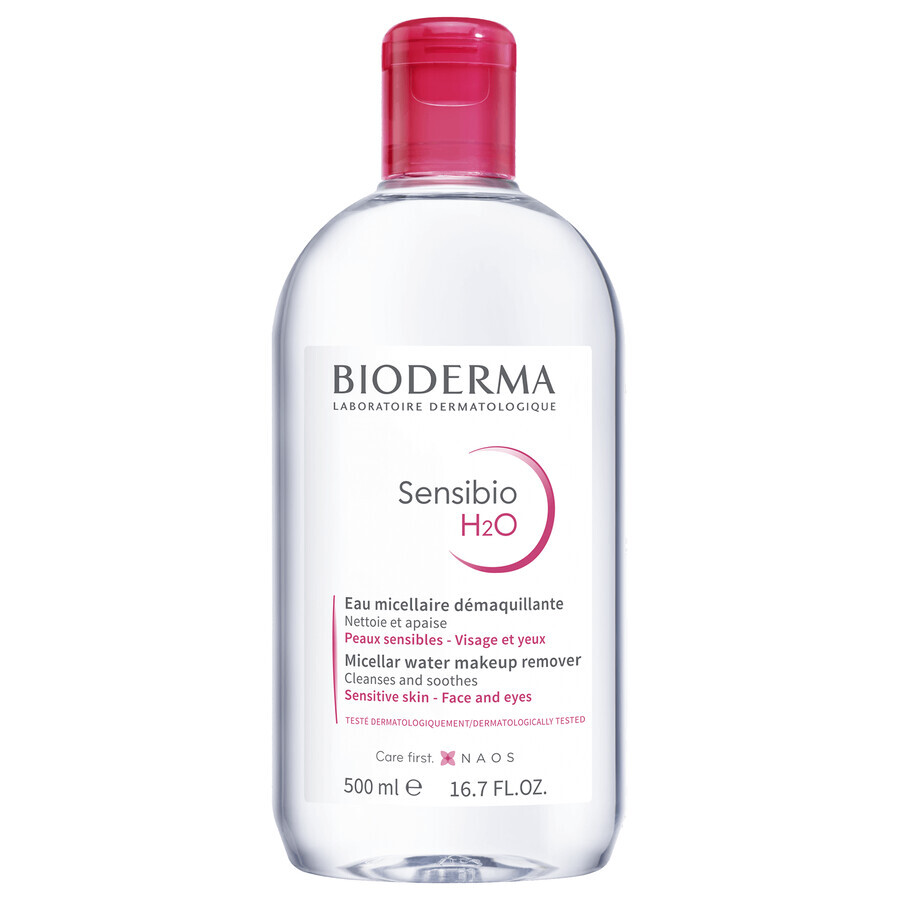 Bioderma Sensibio H2O, micellar water, sensitive skin, 500 ml
