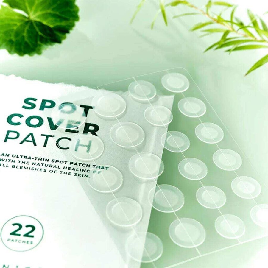 Skin1004 Madagascar Centella Spot Cover, ultra-thin hydrocolloid patch for imperfections, 22 pieces