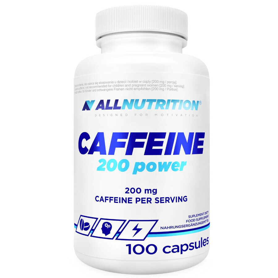 Allnutrition Caffeine 200 Power, 100 capsules